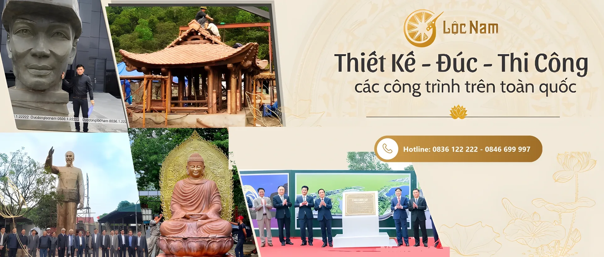 THIẾT KẾ - ĐÚC - THI CÔNG CÁC CÔNG TRÌNH TRÊN TOÀN QUỐC