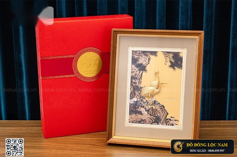 Tranh bách hạc quần tùng