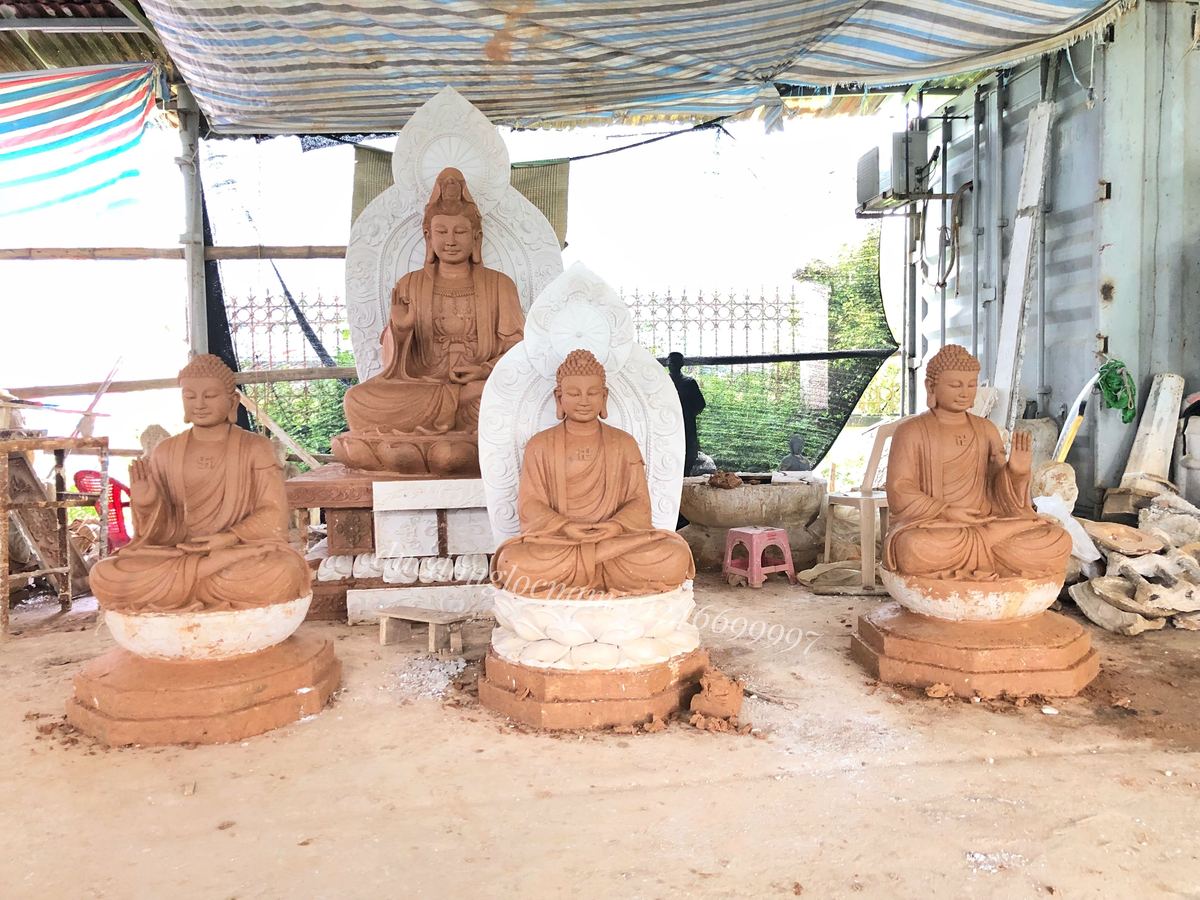 Đúc Tượng Phật Và Thi Công Dát Vàng Toàn Bộ Đồ Thờ Tại Chùa – Hải Phòng - Ảnh chi tiết 9