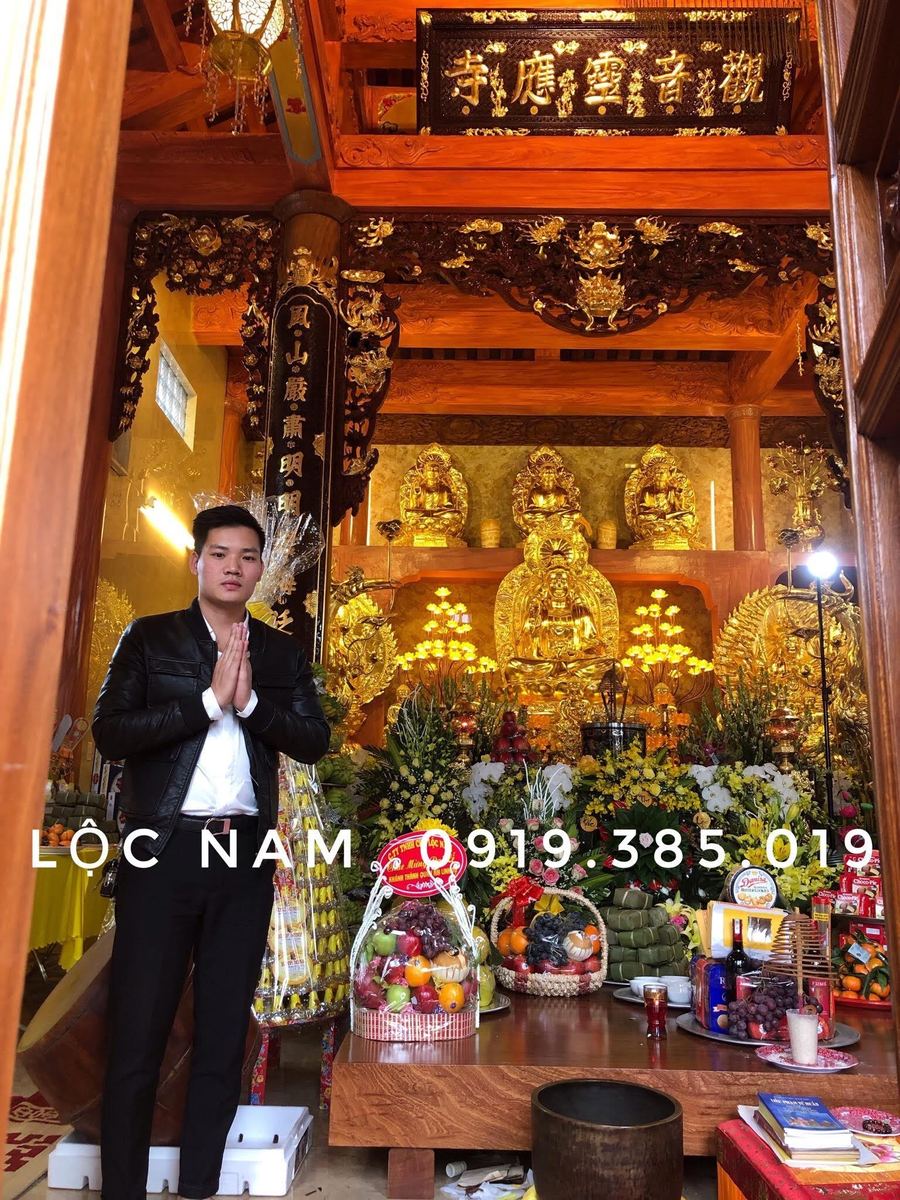 Đúc Tượng Phật Và Thi Công Dát Vàng Toàn Bộ Đồ Thờ Tại Chùa – Hải Phòng - Ảnh chi tiết 14