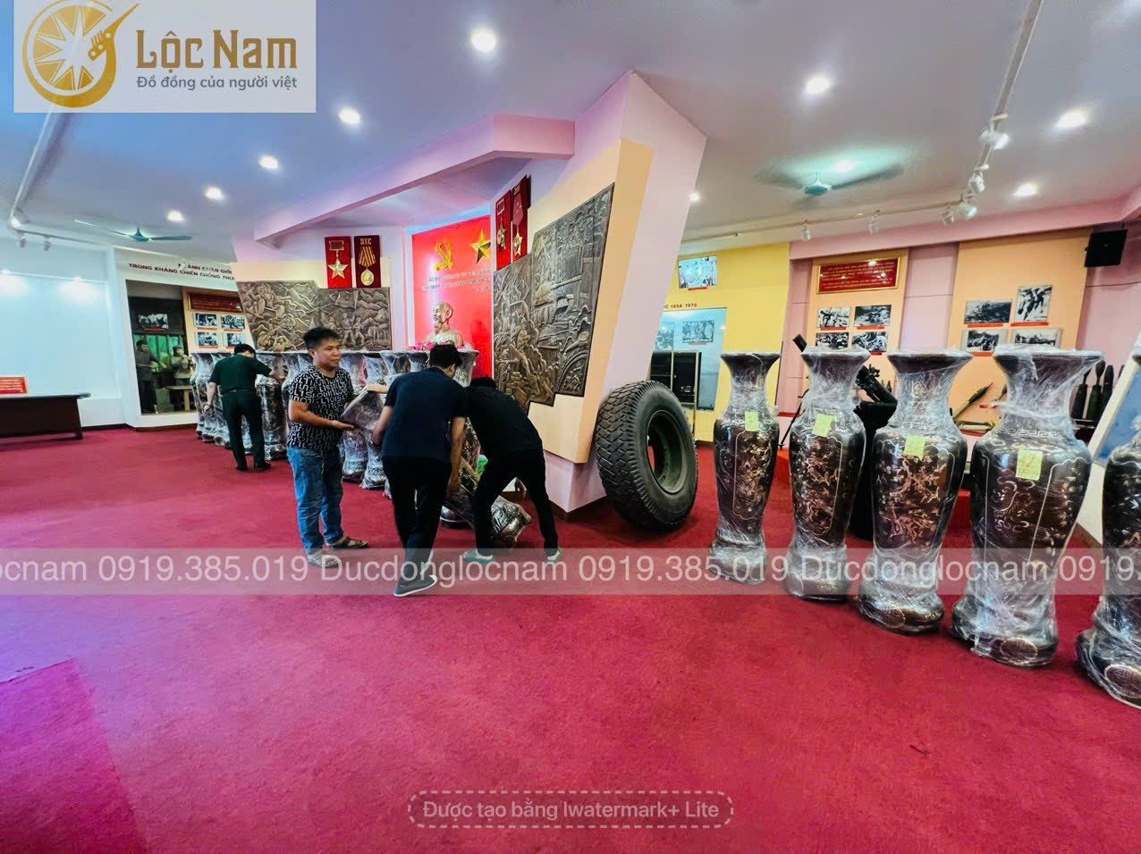 Đúc Và Thi Công 50 Đôi Lọ Lộc Bình Bằng Đồng Cho Tổng Cục Công Nghiệp Bộ Quốc Phòng - Ảnh chi tiết 4