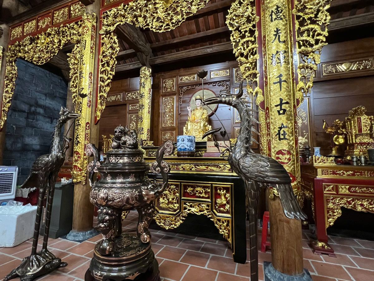 Lắp Đặt Tượng Thánh Mẫu Tổ Nghề May Mặc Tứ Phi Nguyễn Thị Sen Tại Tam Cốc – Ninh Bình - Ảnh chi tiết 8