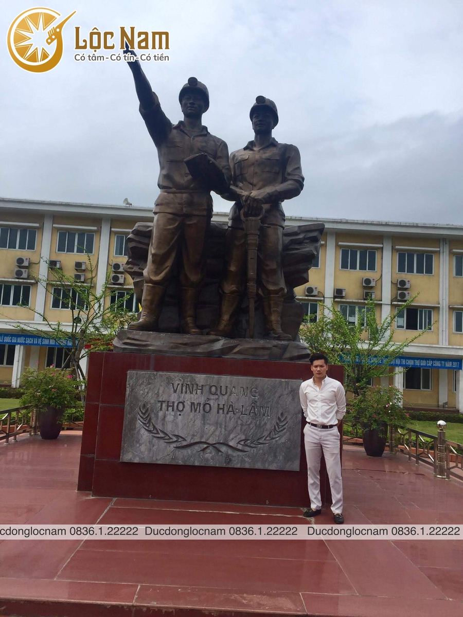 Đúc Tượng Truyền Thần Người Thợ Mỏ Tại Công Ty Than Hà Lầm – TKV Quảng Ninh - Ảnh chi tiết 5