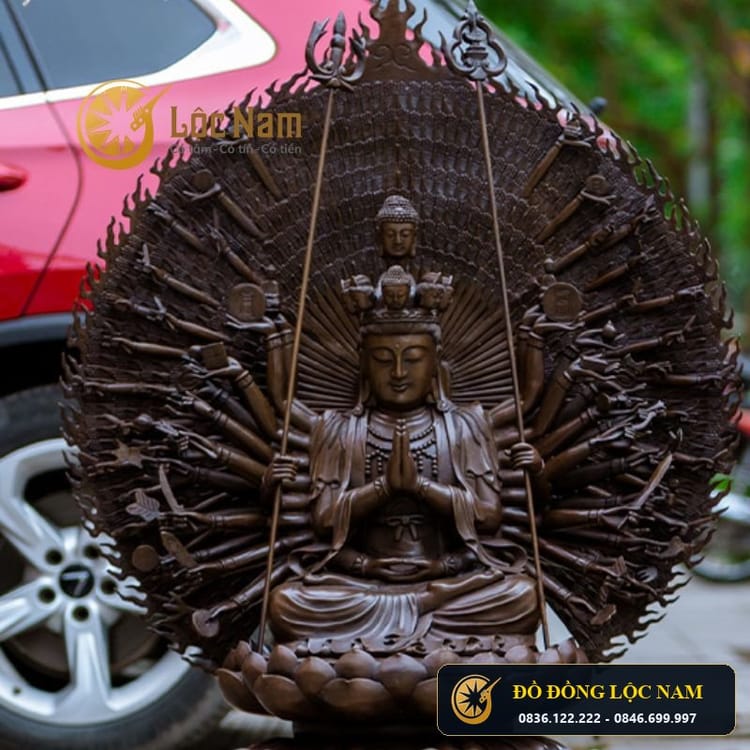 Tượng Thiên Thủ Thiên Nhãn 1m3 Bằng Đồng