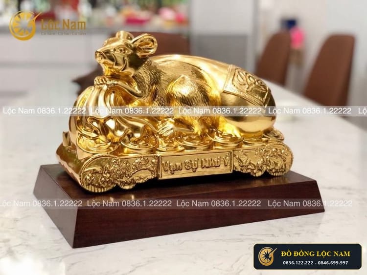 Chuột Đồng Mạ Vàng Vạn Sự Như Ý