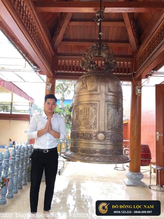 Đúc Chuông Đồng Đại Hồng Chung 1500Kg Cho Nhà Chùa