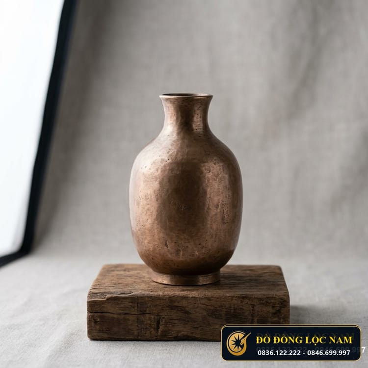 Lọ Hoa Thờ Bằng Đồng Mộc Nguyên Bản Bền Đẹp