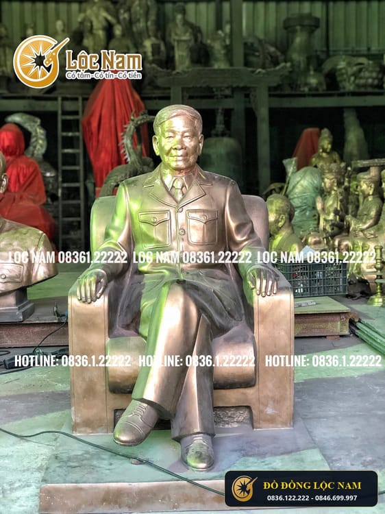Đúc Tượng Đồng Truyền Thần Toàn Thân Tỉ Lệ 1:1 Đẳng Cấp