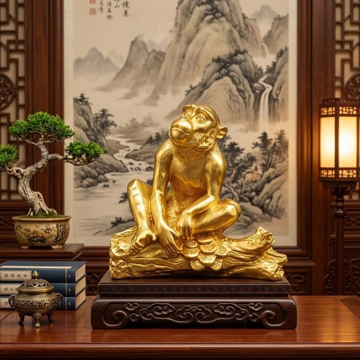 Tượng Khỉ bằng đồng