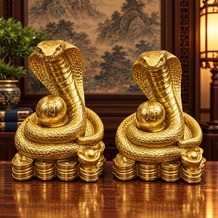 Tượng Rắn bằng đồng