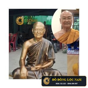 Tượng Thầy Viên Minh Bằng Đồng Cao 81cm