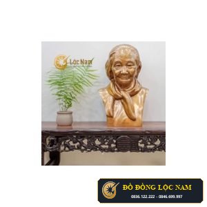 Tượng Chân Dung Mẹ Việt Nam Anh Hùng Bằng Đồng Cao 50cm